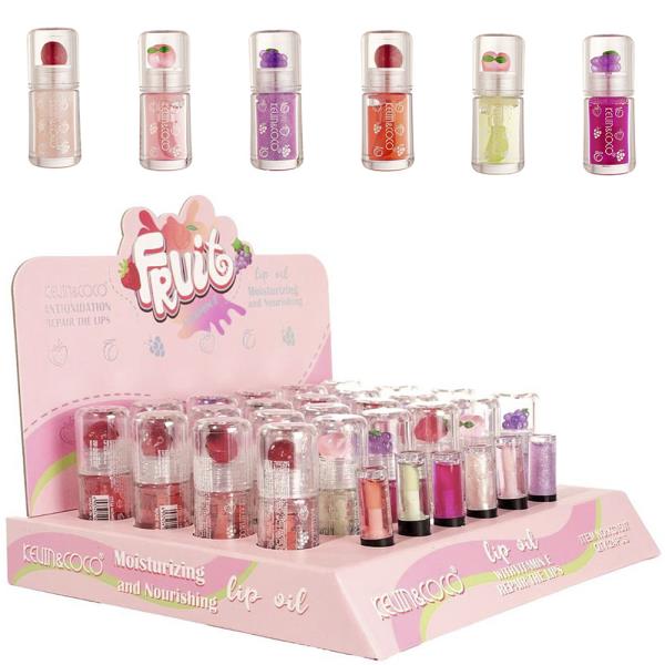 KEVIN AND COCO ANTIOXIDATION REPAIR THE LIPS FRUIT LIP OIL (24 UNITS)