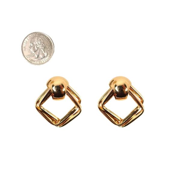 LAYERED POST EARRING