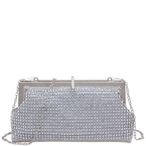 RHINESTONE ELEGANT EVENING CLUTCH BAG