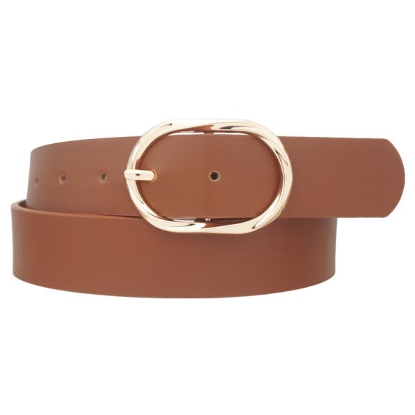 TWIST OVAL BUCKLE BELT