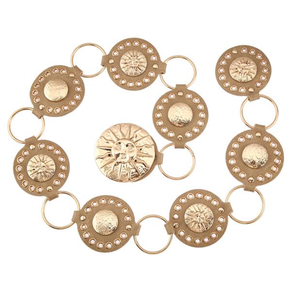 WESTERN MIXED CONCHO LINK BELT