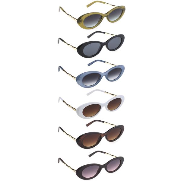 OVAL CHIC SUNGLASSES 1DZ