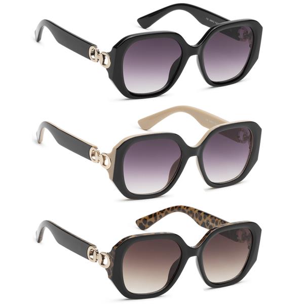 CHIC SQUARE SUNGLASSES 1DZ