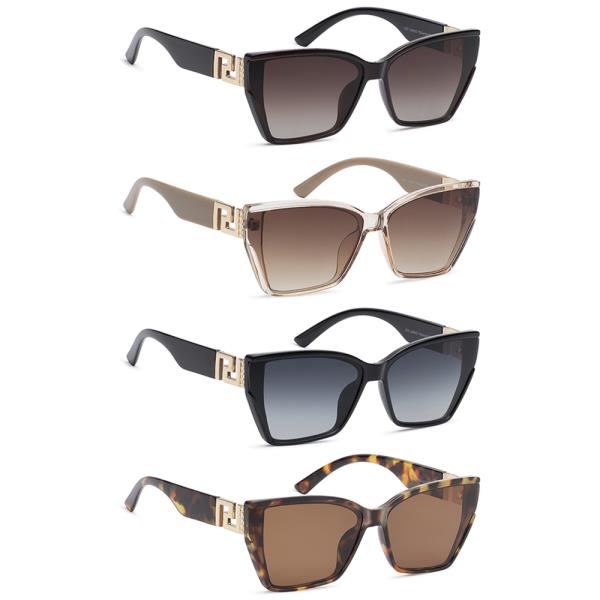 STYLISH CAT EYE SQUARE DESIGN SUNGLASSES 1DZ