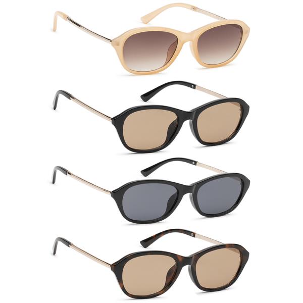 ROUND PLAIN SUNGLASSES 1DZ