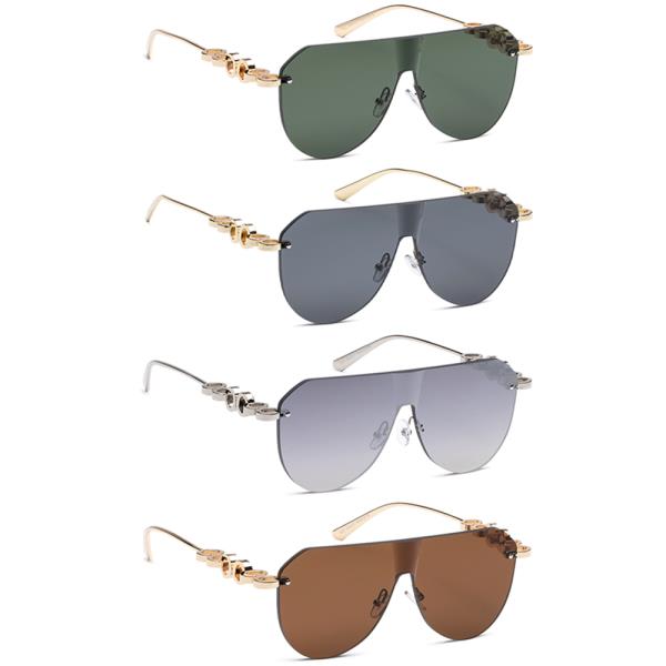 RIMLESS AVIATOR STYLE SUNGLASSES 1DZ