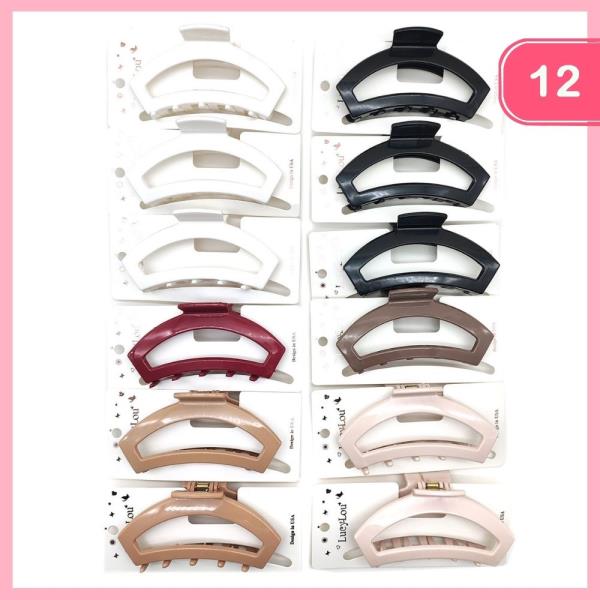 HAIR CLAW CLIP (12 UNITS)