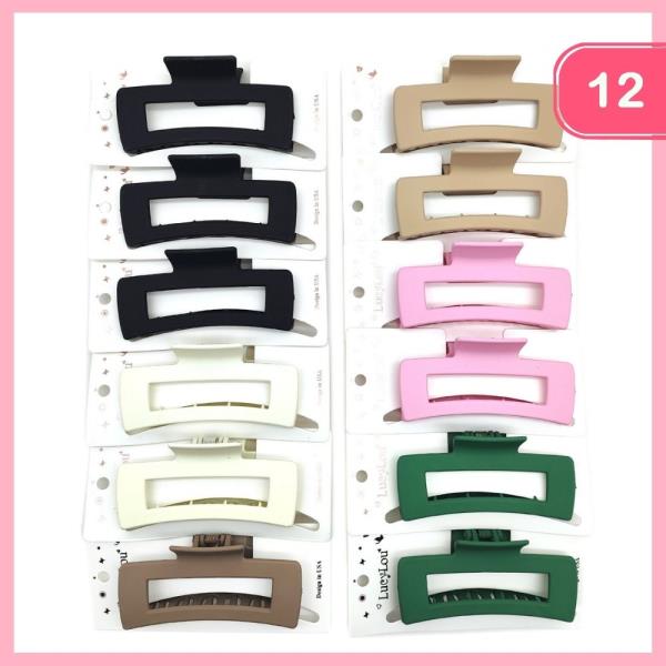 HAIR CLAW CLIP (12 UNITS)