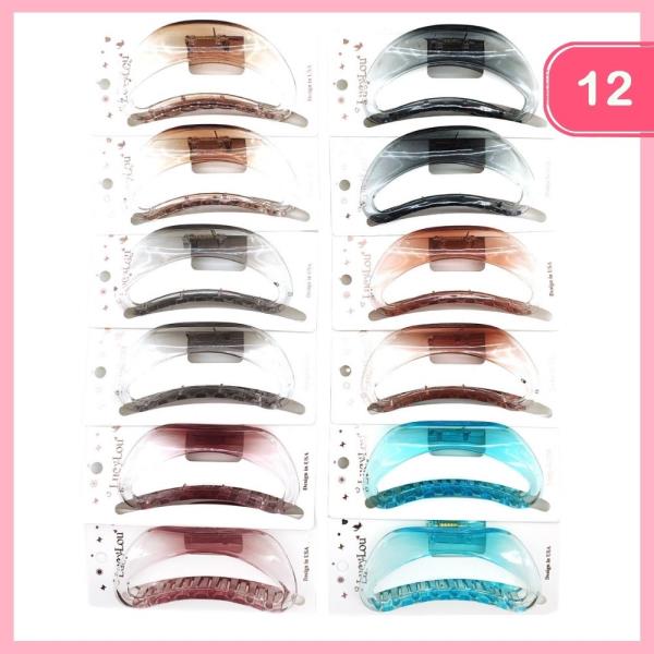 HAIR CLAW CLIP (12 UNITS)