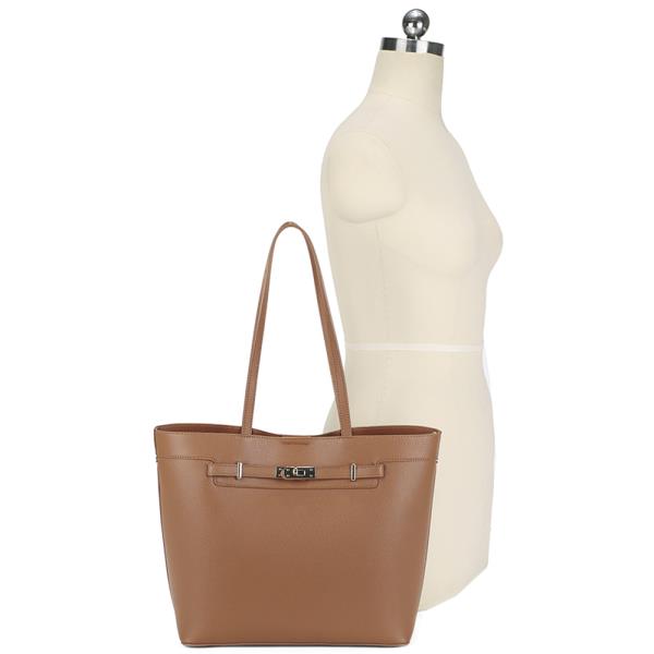 MODERN TEXTURED SHOULDER TOTE BAG