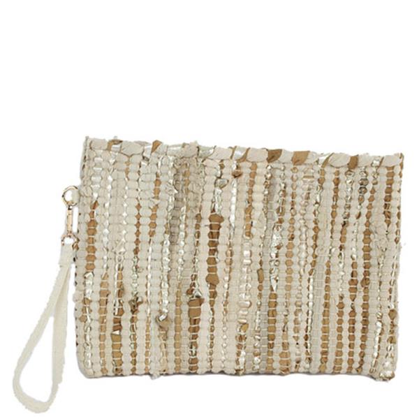MIX COLOR DECORATIVE CLUTCH BAG