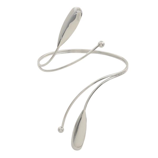 METAL OPEN ARM CUFF WRAP BRACELET