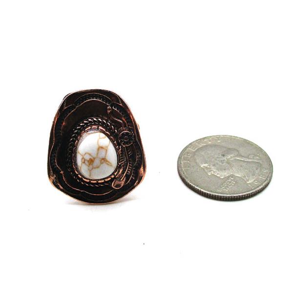 WESTERN COWBOY HAT DESIGN CUFF RING