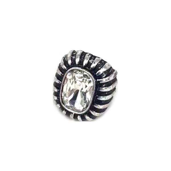 WESTERN CRYSTAL CONCHO STRETCH RING