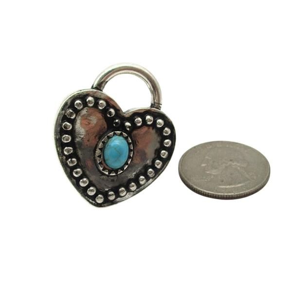 WESTERN HEART CUFF RING