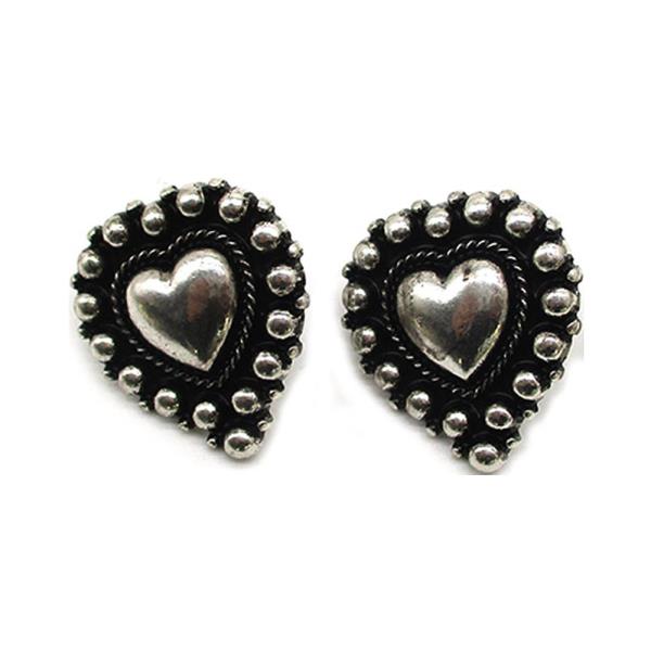 WESTERN SMALL HEART BUBBLE EARRING