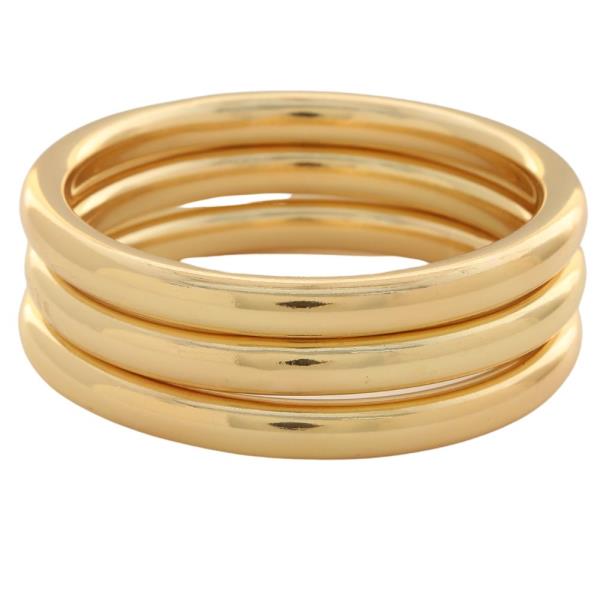 METAL BANGLE BRACELET SET