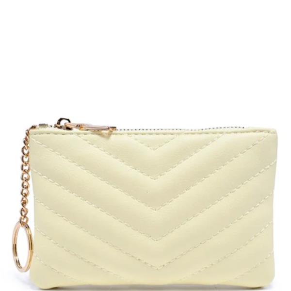 QUILTED CHEVRON STITCH MACKENZIE WALLET