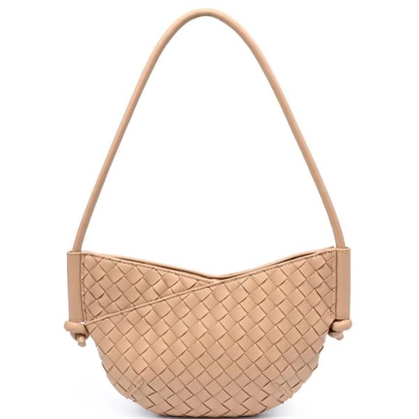 WOVEN CRESCENT OAKLEY SHOULDER BAG