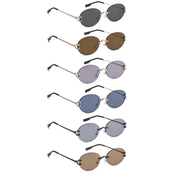 OVAL DESIGN SUNGLASSES 1DZ