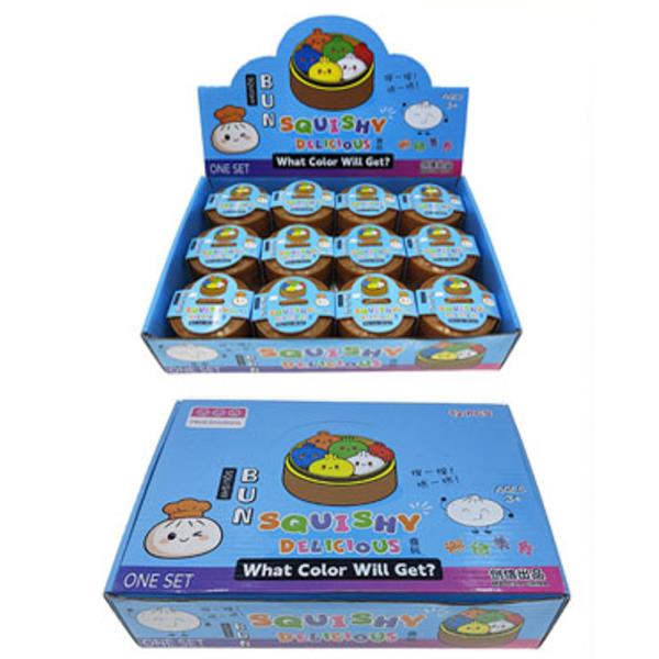 SQUISHY SQUEEZE TOY DUMPLING (12 UNITS)