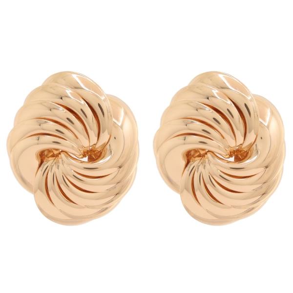 SDJ METAL SPIRAL KNOT POST EARRING