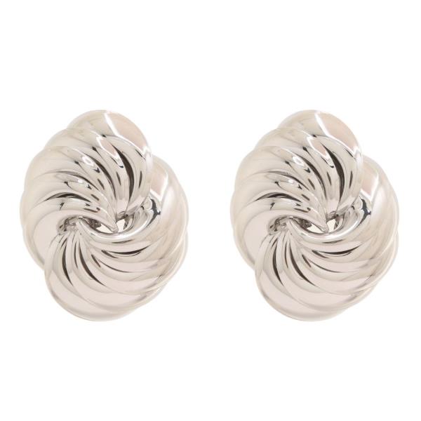SDJ METAL SPIRAL KNOT POST EARRING