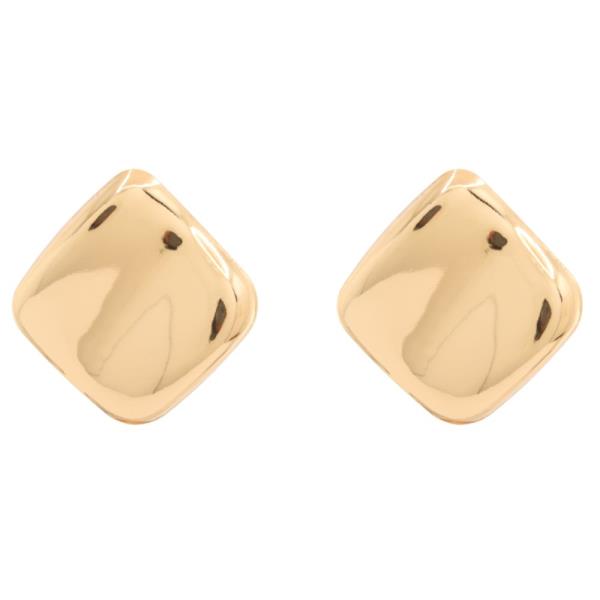 SDJ METAL PUFFED POST EARRING