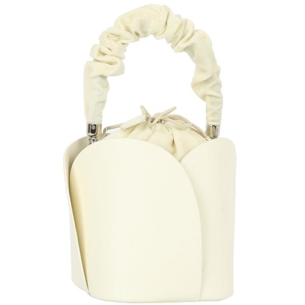 2IN1 SMOOTH STYLISH HANDLE BUCKET BAG W DRAWSTRING POUCH SET