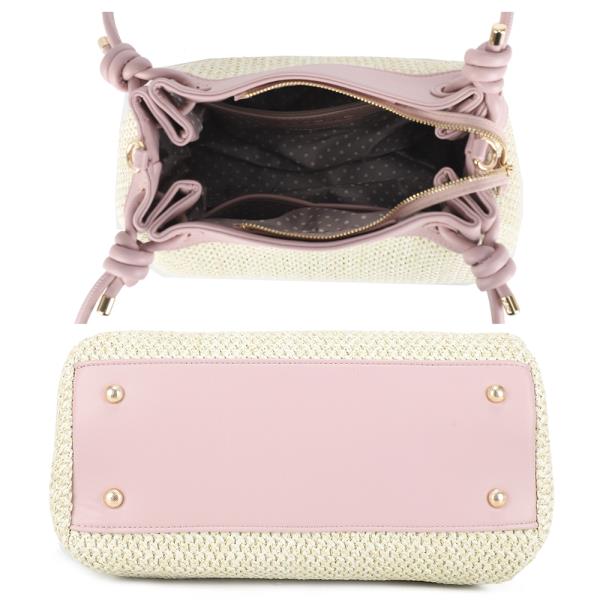 WOVEN DESIGN SHOULDER BAG