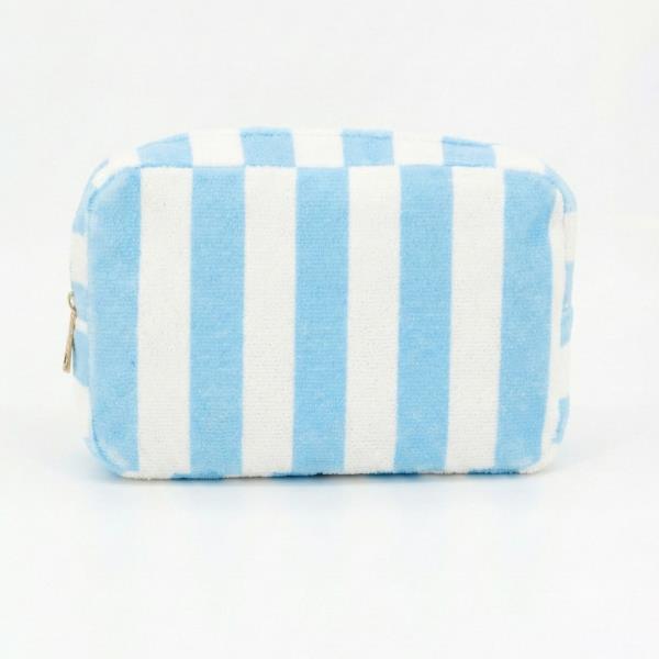 STRIPED TERRY POUCH