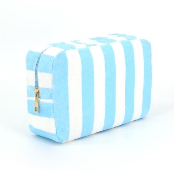 STRIPED TERRY POUCH