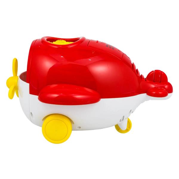BUBBLEMATIC PLANE BUBBLE BLASTER MACHINE, 4 OZ BUBBLE SOLUTION