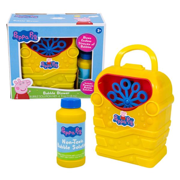 PEPPA PIG BUBBLE BLOWER MACHINE