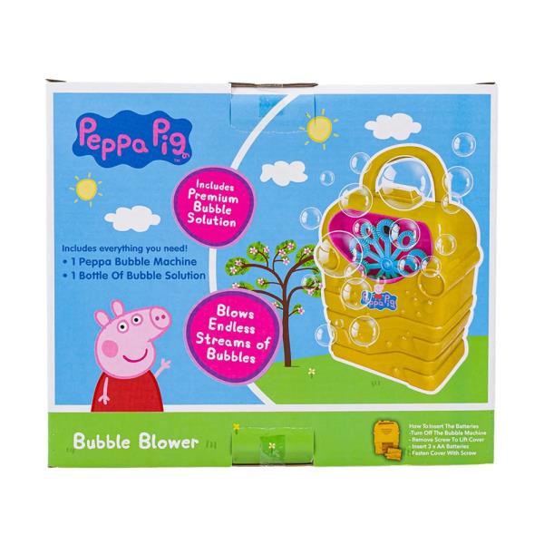 PEPPA PIG BUBBLE BLOWER MACHINE