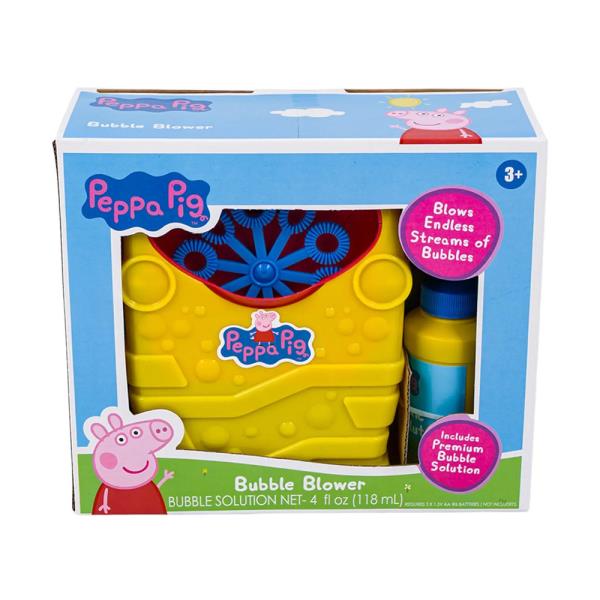 PEPPA PIG BUBBLE BLOWER MACHINE