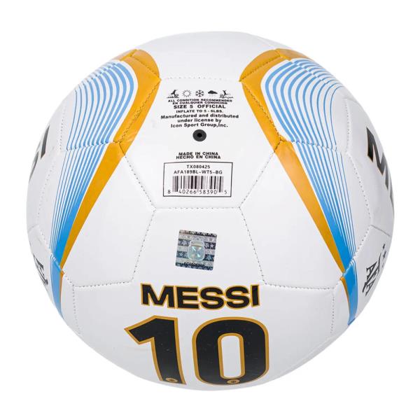 ARGENTINE FOOTBALL ASSOCIATION LIONEL MESSI SOCCER BALL, SIZE 5