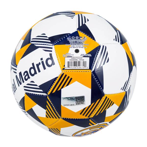 REAL MADRID CF OFFICIAL LICENSED SOCCER BALL, SIZE 5