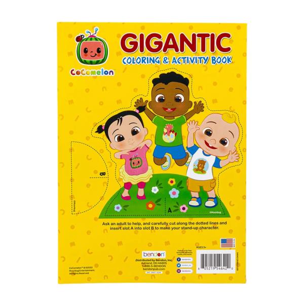 COCOMELON GIGANTIC COLORING AND ACTIVITY BOOK, 192PG