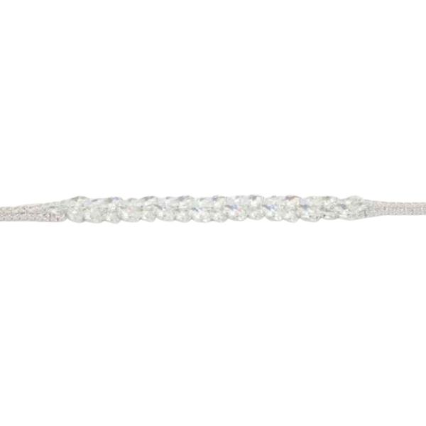 CZ MULTI ROW STONE TENNIS CHAIN BRACELET