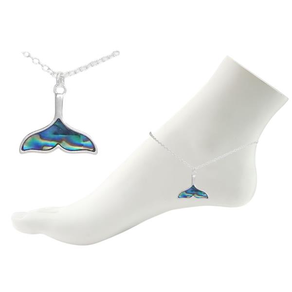 WHALE TAIL PENDANT ANKLET