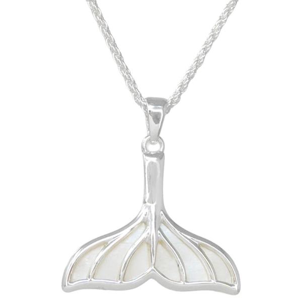 SEA LIFE WHALE TAIL PENDANT  NECKLACE