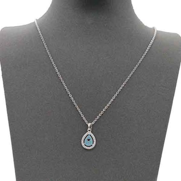 CZ EVIL EYE NECKLACE