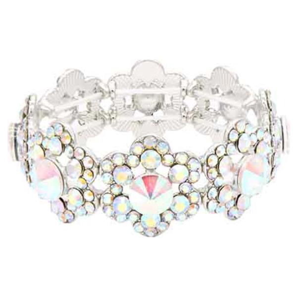 AB CRYSTAL STRETCH BRACELET