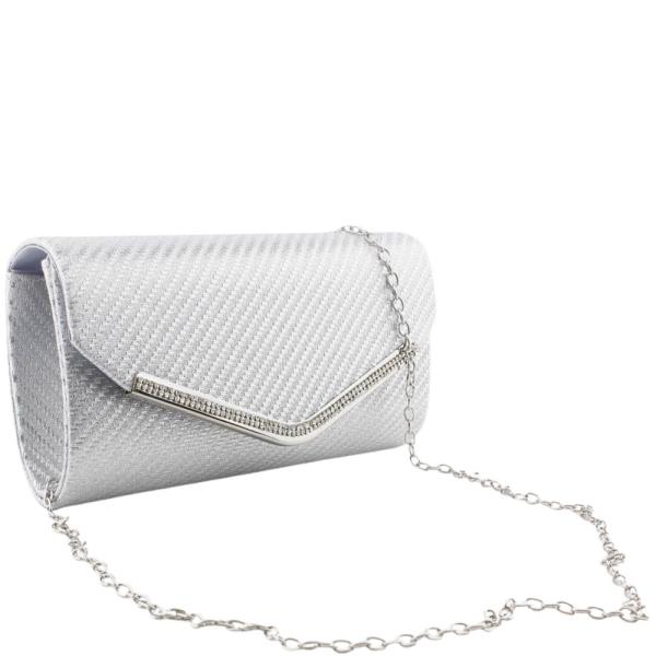 GLITTER ENVELOPE CLUTCH BAG