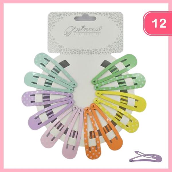 SNAP CLAP HAIR CLIP (12 UNITS)