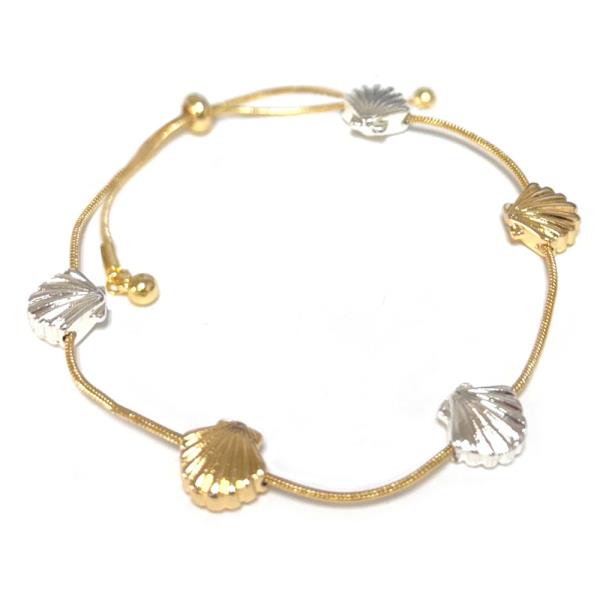 SHELL SEA LIFE PULL TIE BRACELET
