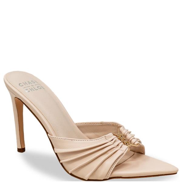 FOLDED UPPER W MIDDLE GOLD EMBELLISHMENT
