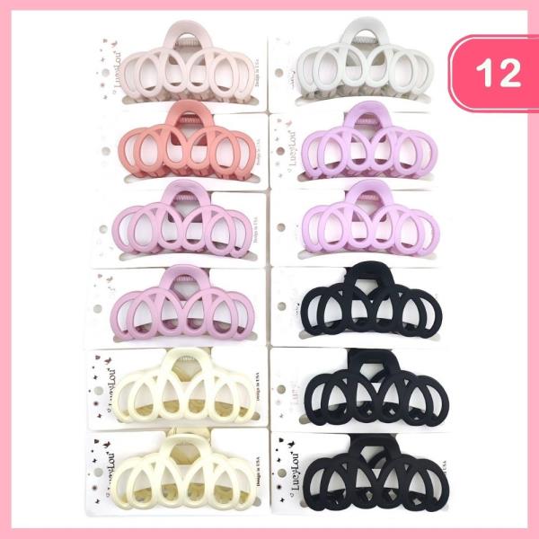 HAIR CLAW CLIP (12 UNITS)