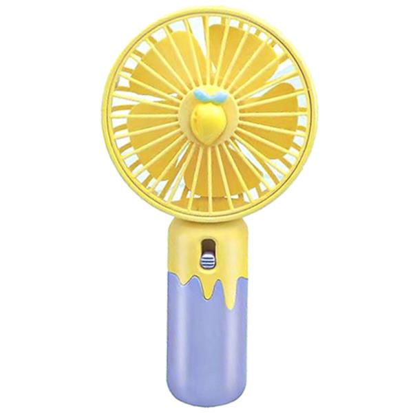 HANDHELD DESKTOP MINI FAN LEMON YELLOW